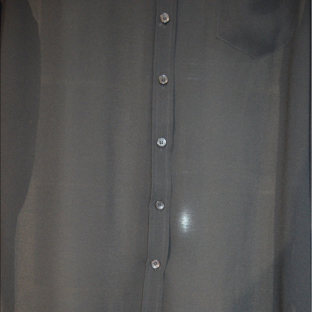 Moda International Polyester Button Down Shirt. - image 3